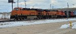 BNSF 3677 BNSF 7978 CN 5448 GTW 4906